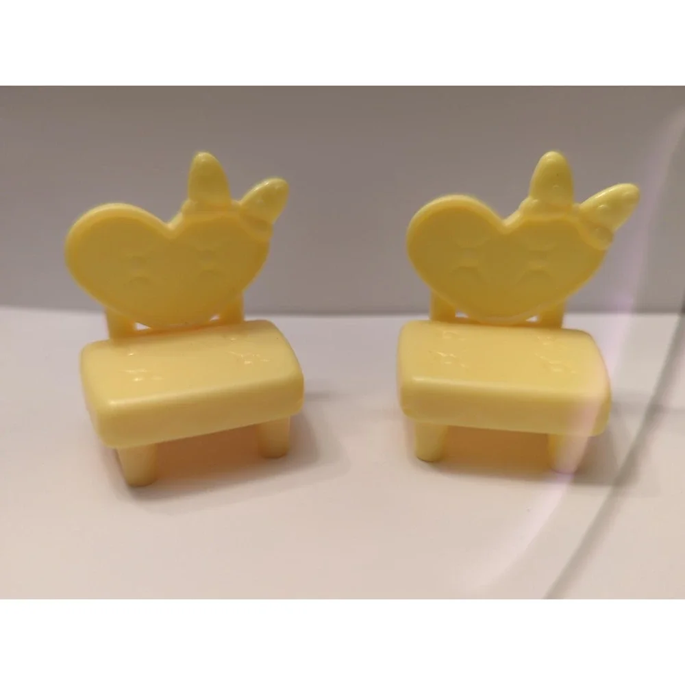 Disney Just Play Replacement furniture  Yellow Chairs, Couch, Pet Bed - Picture 2 of 15